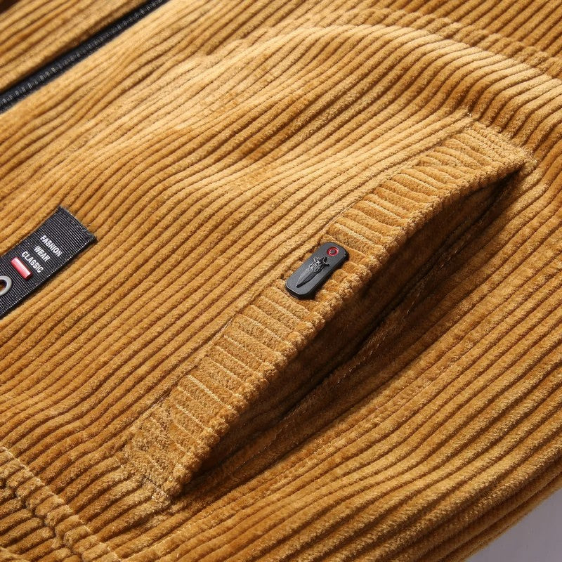 Valenti Corduroy Bomber Jacket