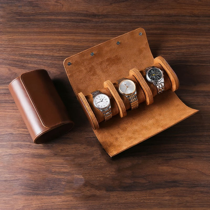 3-Slot Watch Roll Case