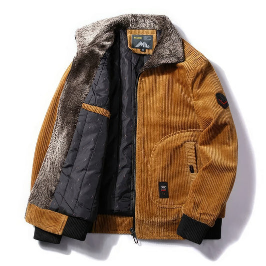 Valenti Corduroy Bomber Jacket