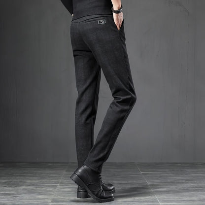 Checked Formal Pants