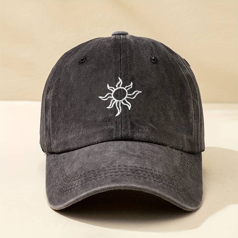 Embroidered Sun Cap