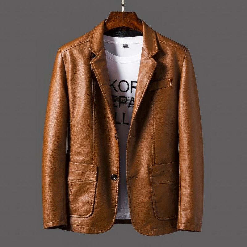 Leather Blazer