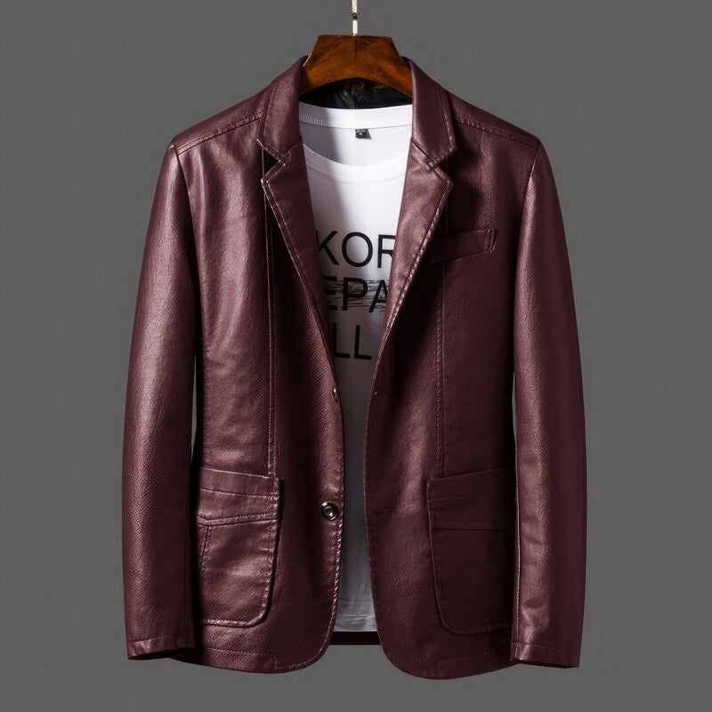 Leather Blazer