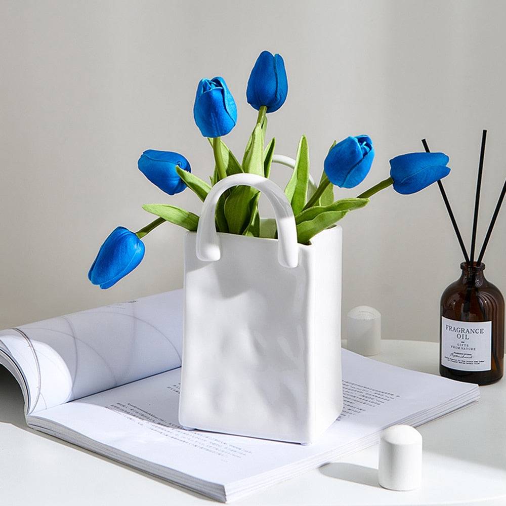 Tote Bag Vase